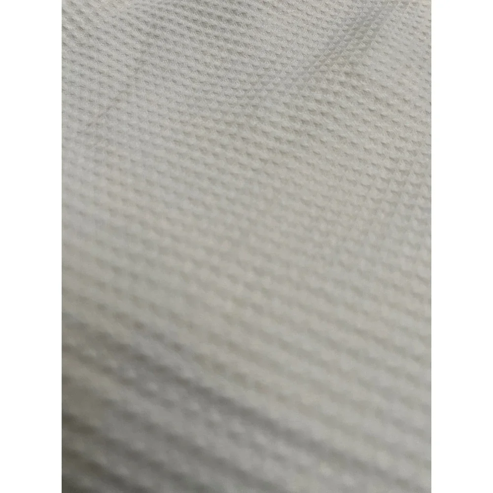 Eileen Fisher Waffle Knit Tank Top Medium White Italian Fabric Made in USA